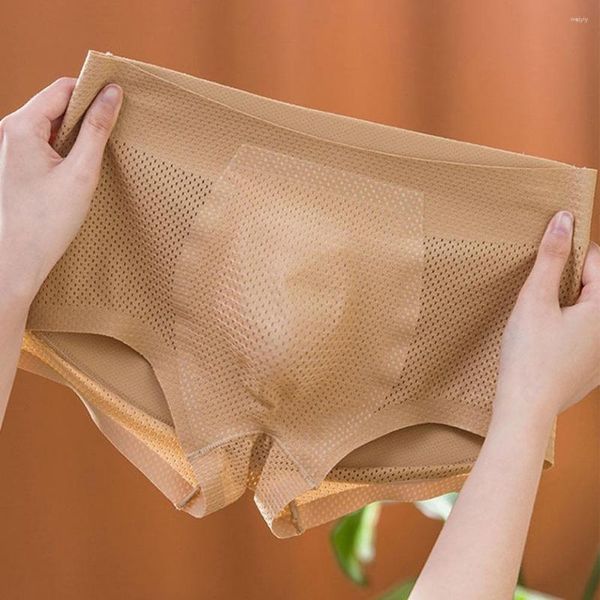 Caleçons Hommes Shorts Culottes Respirant Mi-taille Améliorer Les Courbes Avec BuLift Shaper Sous-Vêtements Pour