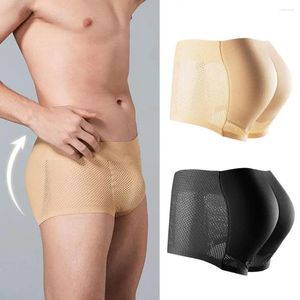 Sous-vêtements hommes shorts culottes sans sueur respirant hommes BuLift Shaper avec coussinet améliorer les courbes
