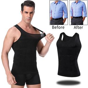 Men de cale Sliming Corps Slimage Shaper Abdomen Contrôle du ventre Shapewear Vest Modeling Underwear Taist Trainer Cincher Corrective Posture Corset