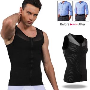 Men de cale Sliming Corps Sincil Shaper Control Contrôle Traineur Homme ShapeWear Modeling Sous-vêtements Cormers Corrict Corset de posture