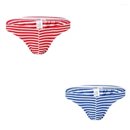 Sous-vêtements hommes culottes triangulaires taille basse slips Bikini renflement maillots de bain articles pour sous-vêtements 2024