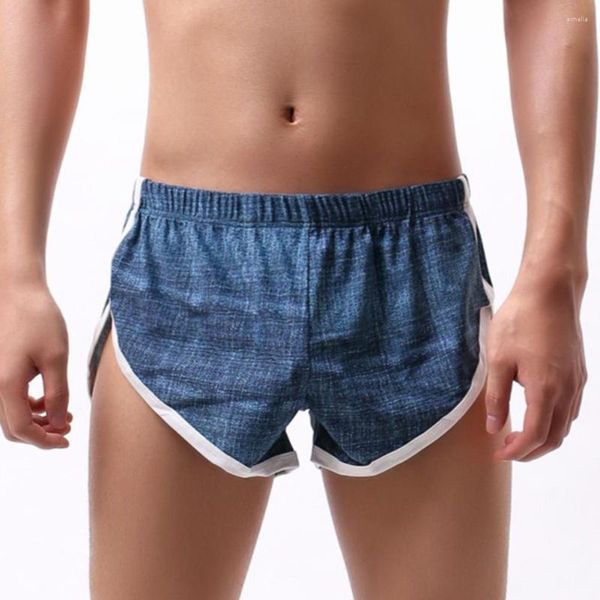 Sous-vêtements pour hommes Boxer imprimé Bikini troncs léger lâche élasticité respiration Lingerie toutes saisons Shorts slips