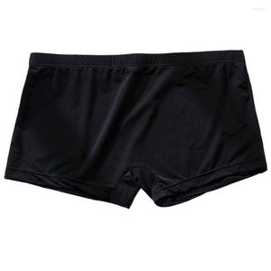 Onderbroeken Herenondergoed Chique pure kleur boxers Slim Fit Zomer Sneldrogende binnenkleding