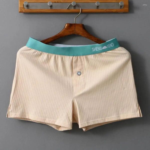 Sous-pants hommes sous-vêtements boxers élastiques respirant les hommes secs à sec avec des poches molles