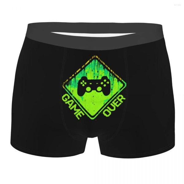 Calzoncillos para hombre, controlador de videojuegos, ropa interior, consola de videojuegos, regalo para niño, calzoncillos bóxer divertidos, bragas, S-XXL de cintura media para hombre