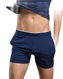 Sous-pants Men039 sous-vêtements Boxer Shorts Trunks Coton Men de haute qualité Boîtres de marque Boxer Home Sleep Wear9286556
