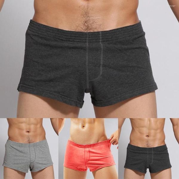 Sous-pants pour hommes shorts à domicile décontractés Boxershorts masculins coton confortable Pyjama Sports sous-vêtements pour hommes