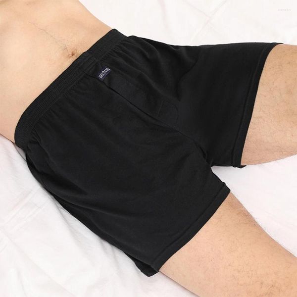 Sous-pants pour hommes shorts de coton riche en coton briefs pack élastique sous-vêtements lâches meneurs pantalons de pyjamas de pyjamas