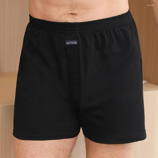 Sous-pants Boxer pour hommes shorts riches en coton élastique sous-vêtements à domicile boxers pyjamas lâches minces de gym de gym