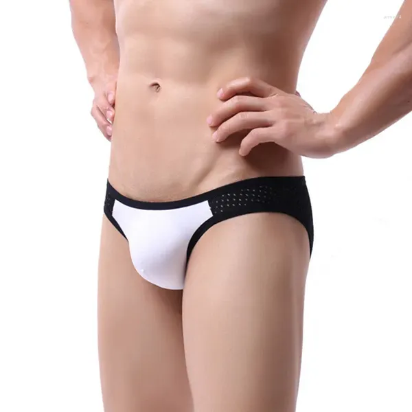 Sous-pants pour hommes Mesh Mesh Sexy Men Underwear String Bikini Jockstrap Gay Penis Pouche Pouche CUECA MASCULINA