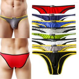 Onderbroek heren briefs penis pouch modaal sexy ondergoed mannelijke slipje micro bikini jockstrap thongs cueca ultradun