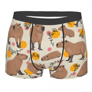 Onderbroek heren capybara ondergoed wilde dieren van Zuid -Amerika nieuwigheid bokser shorts slipje homme soft