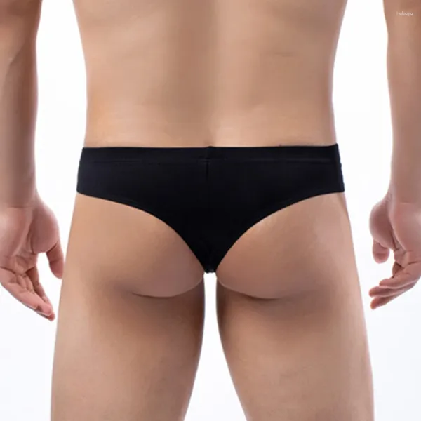 Calzoncillos para hombres Sports Gym Fitness Briefs Shorts Wrap Bikini Half Hip Sexy Bajo Caballera Buja U Punta Bastas Sensuales Swimwear