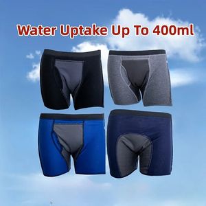 Sous-vêtements hommes incontinence culotte anti-fuite boxer shorts grande taille hommes anti-fuite sous-vêtements lavables grand 231128