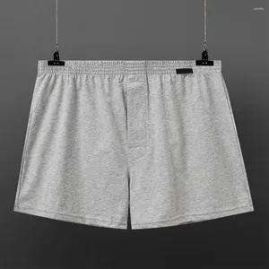 Caleçons Hommes Sexy Coton Lâche Boxer-Briefs Sous-Vêtements Accueil Shorts Trunks Lingerie Respirant Boxer Homme