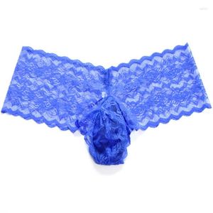 Onderbroek heren sexy kanten boksers kort transparant exotisch slipje micro pik zakje ondergoed ondergoed gay lingerie jockstraps cadeaus