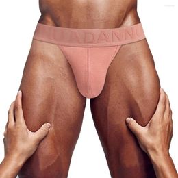Sous-vêtements hommes sous-vêtements sexy évider string tongs bikini peni grande poche culotte slips U gay lingerie