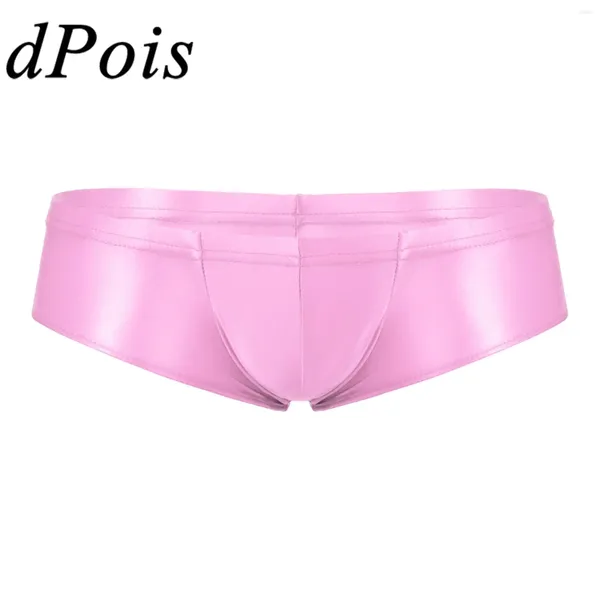 Calzoncillos para hombre Ropa interior para tomar el sol Traje de baño Gay Male Sissy Mans Bragas Cintura elástica Calzoncillos de tiro bajo para fiesta en la piscina en la playa