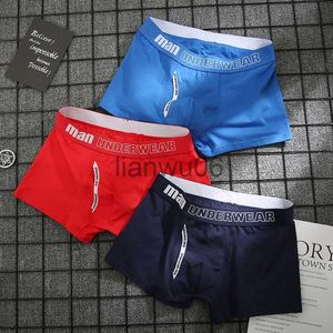 Sous-pants pour hommes sous-pants mâles purs pure culotte de sous-vêtements shorts boxer coton solide cucas j0713