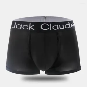 Calzoncillos para hombres Boxers Boxers de hombres sexy para hombre pantalones pantallas ropa sólida gord de chico cueca