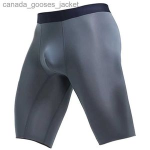 Sous-vêtements Mentes de sous-vêtements shorts de boxe masculins pour hommes minces masqueurs POCHES SUPPLÉMANTS SOUS-DES LEG LEG CUECA CALZICCILLO L-5XL C240411