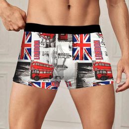 Onderbroek heren ondergoed ademende trend roman digitale 3D geprinte trunks plus size heren hoge stretch