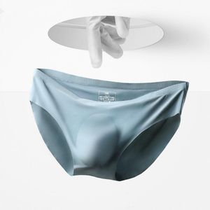 Sous-vêtements hommes sous-vêtements slips homme Nylon mince Transparent glace soie hommes nager respirant séchage rapide hommes culottes caleçons