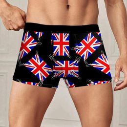 Sous-pants pour hommes sous-vêtements Milk Silk Soft confortable Tendable Breatch Novel Noman Digital 3D PALANTE DE FASHIFS DE MODE IMPRESSION