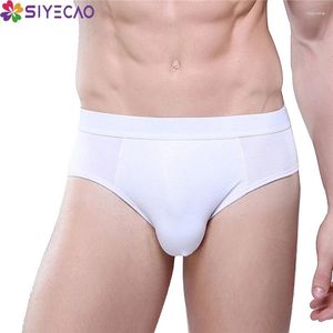 Sous-pants pour hommes sous-vêtements modaux sexy respirant des hommes confortables briefs u poch calzoncillos hombre cueca gay mâle culotte mâle