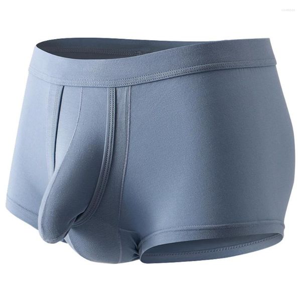 Sous les sous-vêtements Mens sous-vêtements Sépreuve Ball Souchant Breathable Comfort Sport Boxer Boîtres Shorts Coton Color solide élastique Souvalette masculine sans couture