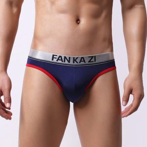 Onderbroek heren ondergoed zachte briefs brede riem voor mannen sexy penis pouch u bulge manes driehoek slipje tanga hombre