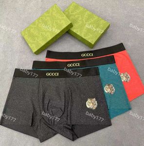 Sous-vêtements pour hommes Sous-vêtements Designer Sous-vêtements courts Boxer Soie de glace Été Ultra mince Section 2022 Populaire Short en vrac Tête Slit 2024