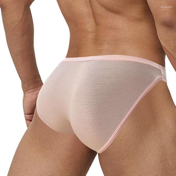 Calzoncillos de Modal para Hombre, calzoncillos convexos en U, calzoncillos sexis para Hombre Gay, calzoncillos cómodos con bolsa para pene, Slip para Hombre, Cuecas Drop