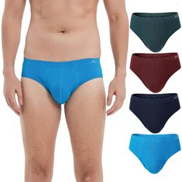 Calzoncillos Molasus Calzoncillos de algodón transpirables para hombres Suave Sin ropa interior de tiro bajo Cintura elástica Cómodo con tamaños grandes