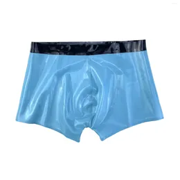 Onderbroek Monnik latex briefs shorts HEMEN MEN Handgemaakte rubberen bokser strak slipjes ondergoed voor feestclubkleding