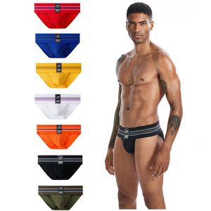 Caleçon Roman À La Mode Sous-Vêtements Pour Hommes Mélangé Respirant Boxer Briefs Hautes Fentes Taille Basse Sous-Vêtements Masculins Jeunesse Bikini Pantalon Court 230619