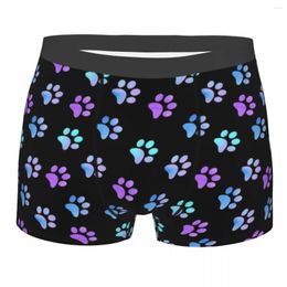 Caleçon Nouveauté Bleu Violet Galaxy Boxers Shorts Mâle Confortable Animal Pet Briefs Sous-Vêtements
