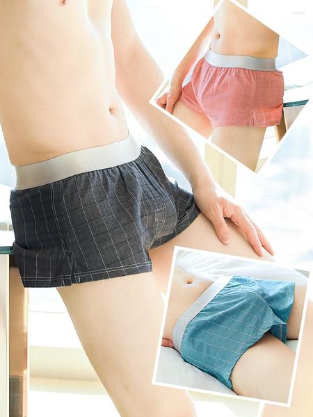 Calzoncillos calzoncillos de algodón para hombre, cómodos, transpirables, Boxer de cuatro esquinas, tendencia de gran tamaño, flechas deportivas, pantalones cortos para niños