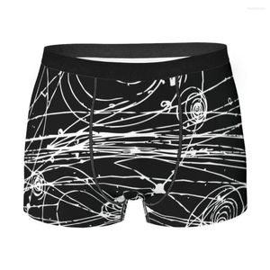 Onderbroek Particle Tracks Dark Man's Boxer Briefs Ondergoed Art Zeer ademend Hoge kwaliteit Sexy Shorts Cadeau-idee