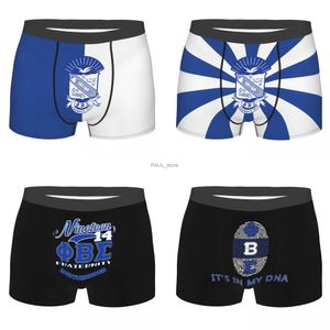 Caleçons Phi Beta Sigma PBS Fraternity Sous-vêtements pour hommes Boxer Brief Sous-vêtements évacuant l'humidité Stretch Comfort BriefsL231218