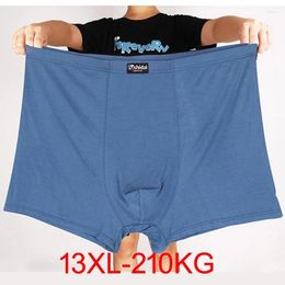 Mutande Taglie Forti 8XL 10XL 13XL Intimo Uomo Boxer Para Vita alta 11XL Pantaloncini Modale Maschile Allentato Morbido Grande Oversize