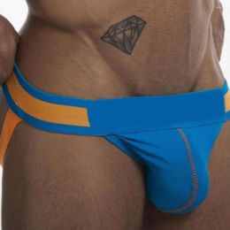 Slip grande taille Sexy Jock Straps hommes slips string string sous-vêtements Shorts taille basse boxeurs