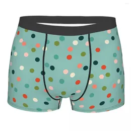 Unterhosen Polka Dot Herrenunterwäsche Boxershorts Shorts Höschen Sexy Atmungsaktiv Für Homme S-XXL