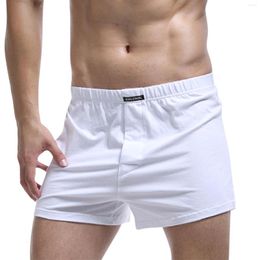 Calzoncillos Power Ropa interior Hombres Pantalones cortos para hombres Boxer Cómodo Sueño Casual Pijamas sólidos Parte inferior Deporte Calzoncillos Tronco