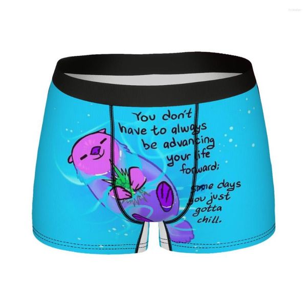 Caleçon Violet Otter Homme Boxer Briefs Otters Hautement Respirant Top Quality Print Shorts Idée Cadeau