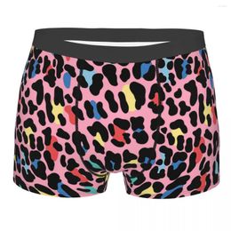 Caleçon Rainbow Leopard par Elebea Culottes Shorts Boxer Briefs Sous-vêtements pour hommes Imprimé