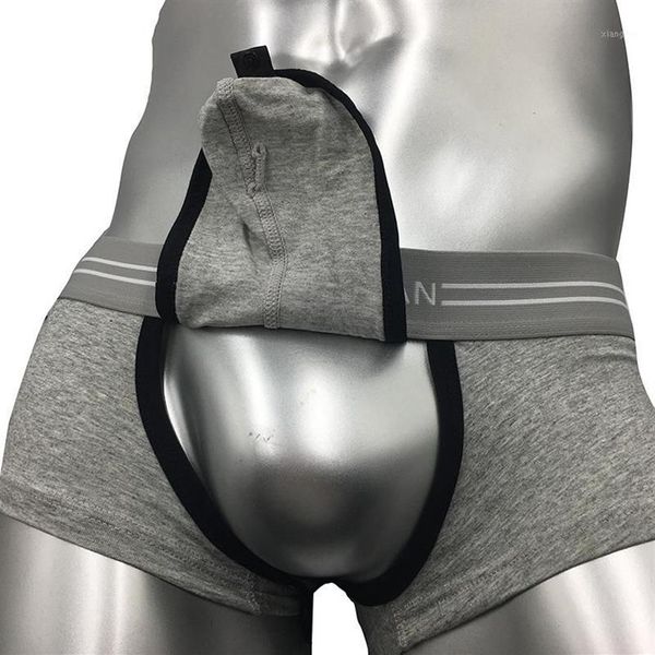 Calzoncillos quitar ropa interior gay malla transpirable calzoncillos abierto u bolsa sexy moda para hombre pene agujero hueco out12586