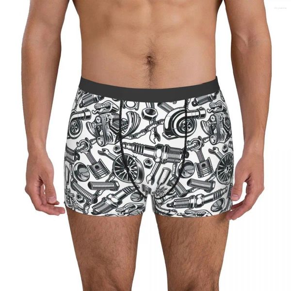 Caleçons tige motif sans couture culottes respirantes sous-vêtements masculins imprimés shorts Boxer slips
