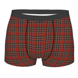 Calzoncillos Royal Stewart Tartan Man's Boxer Briefs Lattice Ropa interior altamente transpirable Pantalones cortos de impresión de alta calidad Regalos de cumpleaños