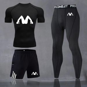 Sous-pants Running Suit Men Thermal Underwear Sports Compression Vêtements Yoga Sportswear Fiess Slim Jogging Leggings Sexy Girl Kit